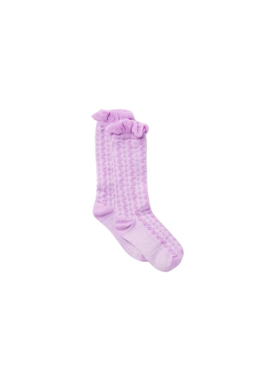 NWT! Janie and Jack. Pink Pointelle Socks. Size 2-3.